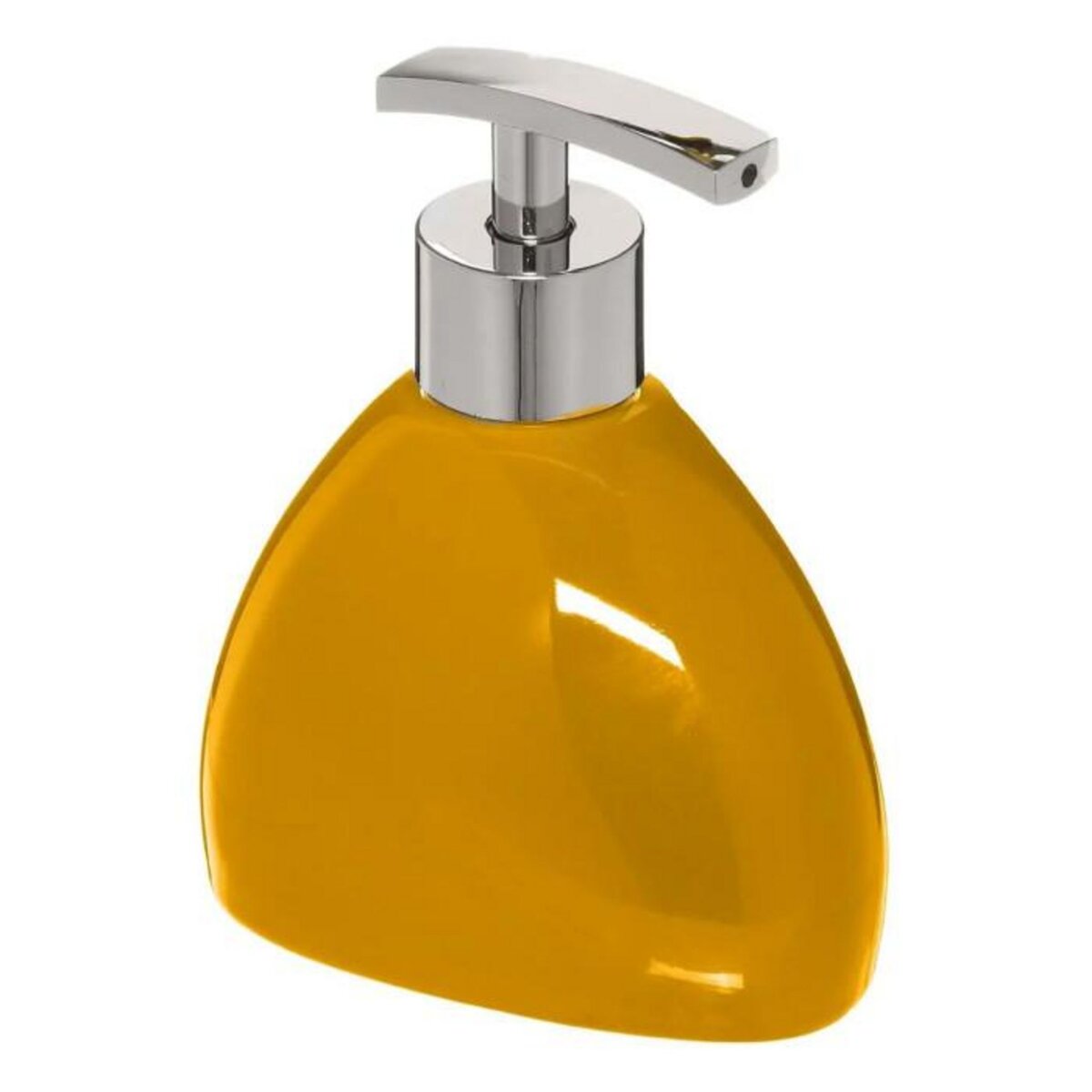 FIVE Distributeur de Savon  Galet  14cm Jaune