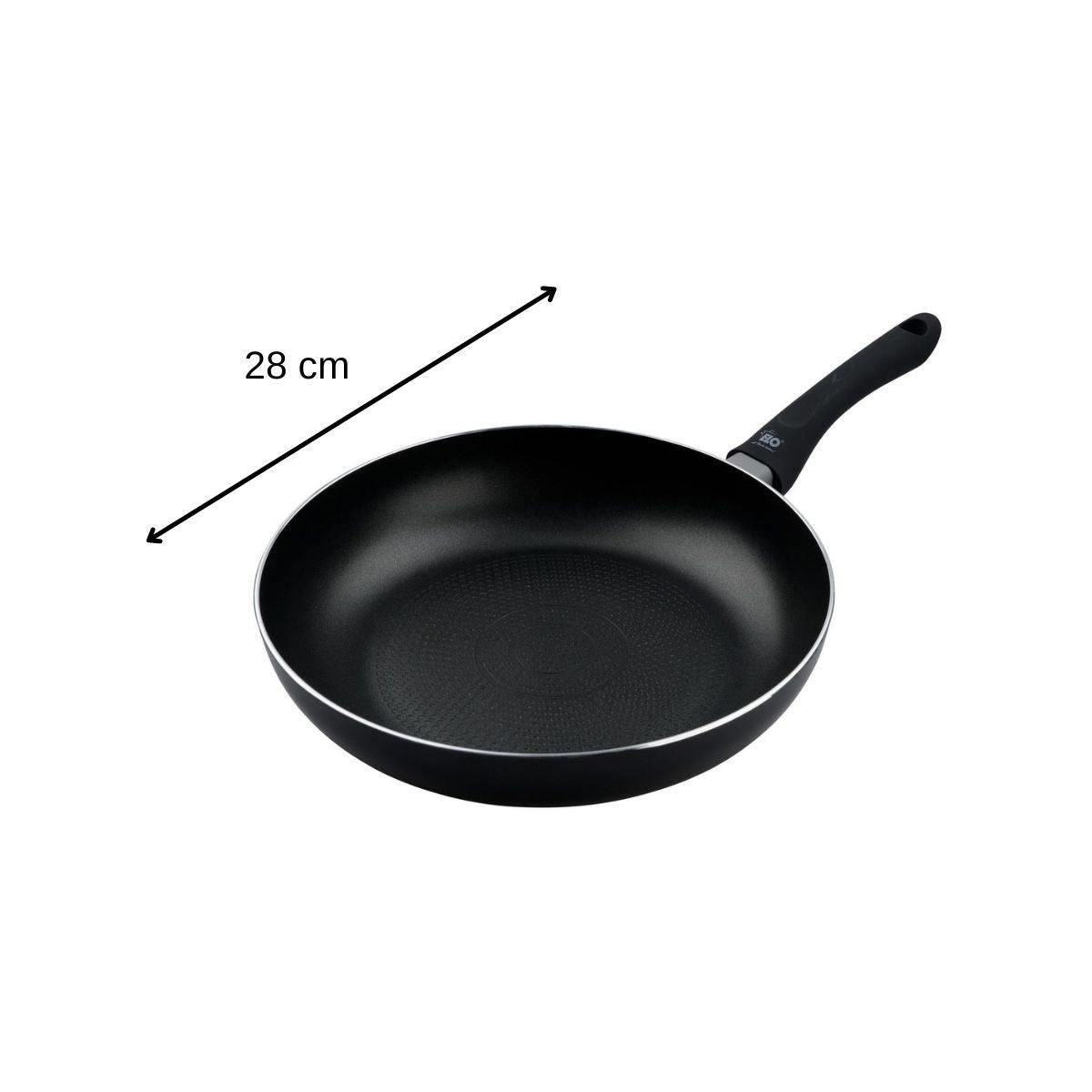 ELO Poêle à frire 28 cm avec couvercle en verre Elo Smart Life