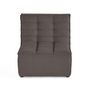 Voir la diapositive 6 : LISA DESIGN Ellie - fauteuil sans accoudoir en velours texturé