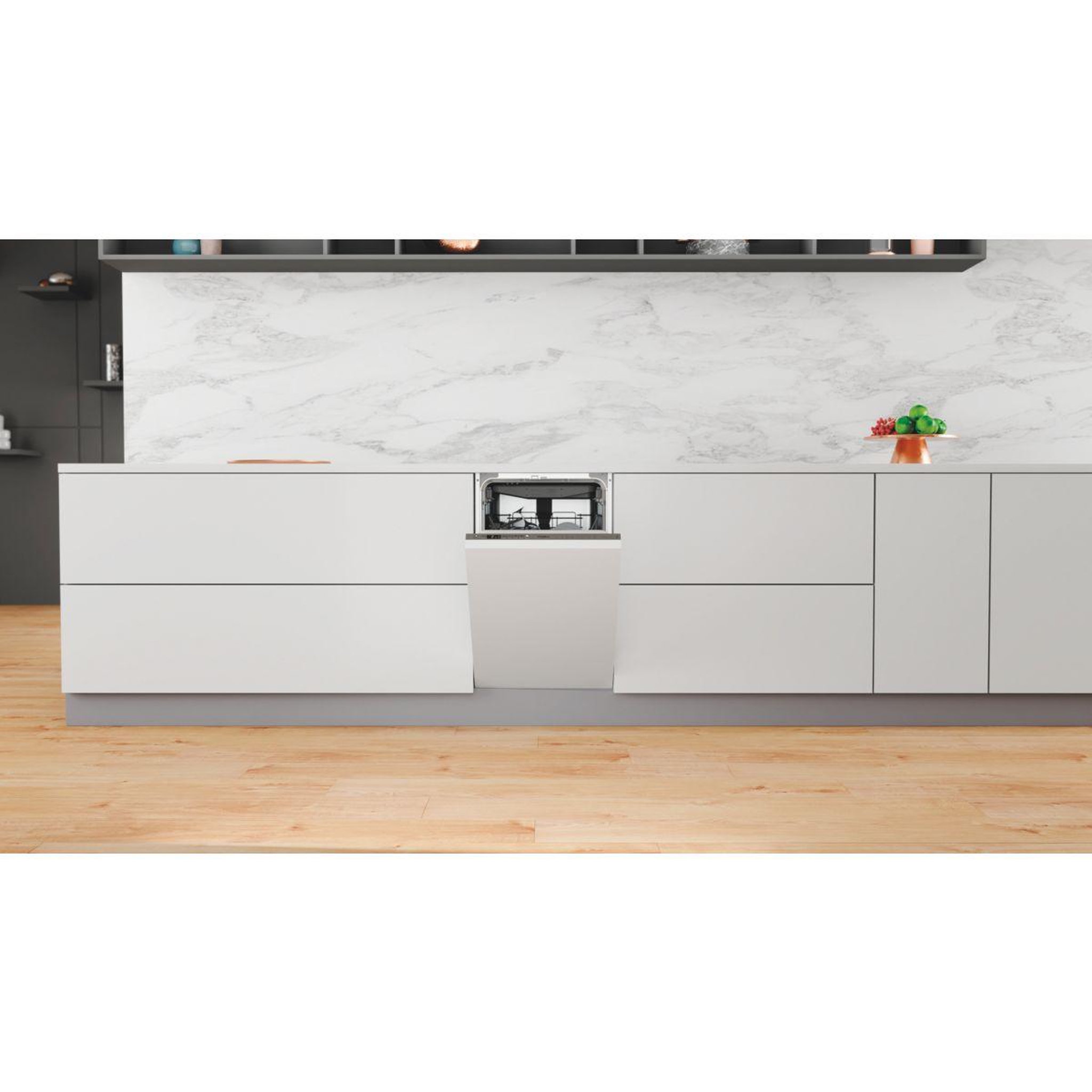 Voir la diapositive 2 : Whirlpool Lave vaisselle encastrable WSIO3O34PFEX 6ème sens