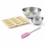 Voir la diapositive 1 : ZENKER Set de 4 ustensiles de pâtisserie moule à gâteaux bol et spatule Zenker Sweet Sensation