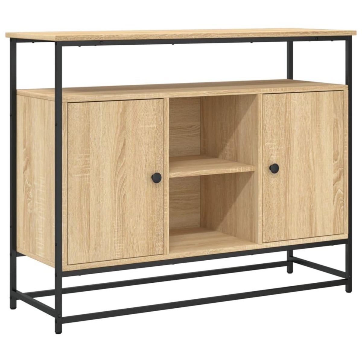 VIDAXL Buffet chene sonoma 100x35x80 cm bois d'ingenierie