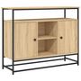 Voir la diapositive 2 : VIDAXL Buffet chene sonoma 100x35x80 cm bois d'ingenierie