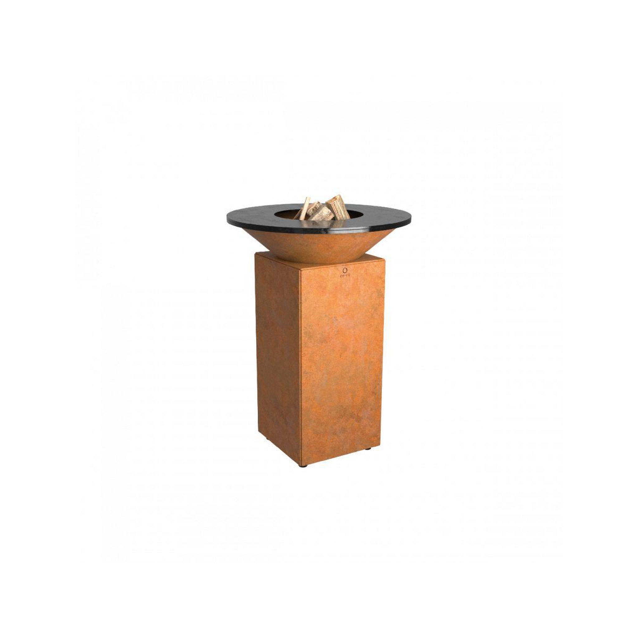 OFYR Brasero plancha - bois - ofyr - 75 - corten
