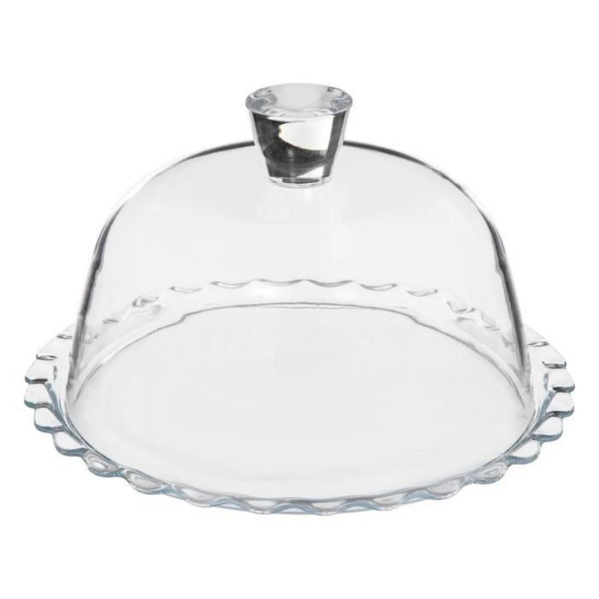 SECRET DE GOURMET Présentoir à Gâteaux Design  Lara  26cm Transparent