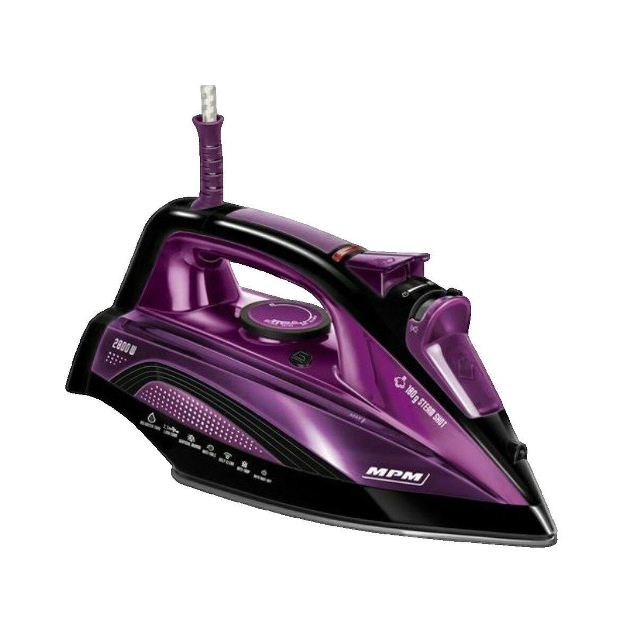 Voir la diapositive 2 : MPM Fer à repasser MPM MZE-21/RS puissance 2800 W