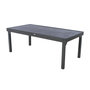 Voir la diapositive 3 : HESPERIDE Table extensible rectangulaire alu Piazza 10/12 places Graphite - Hespéride