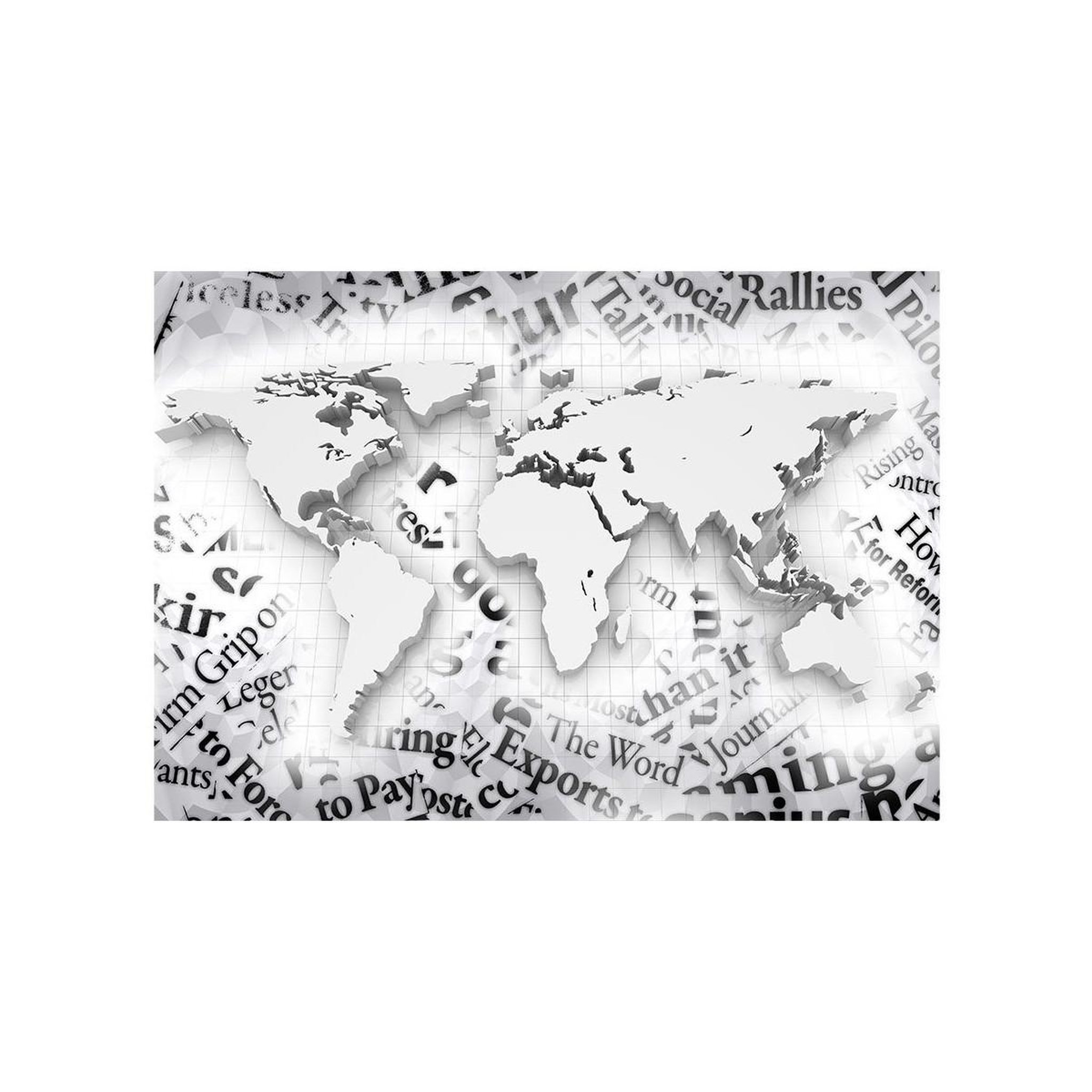Voir la diapositive 2 : Paris Prix Papier peint  the world of newspapers