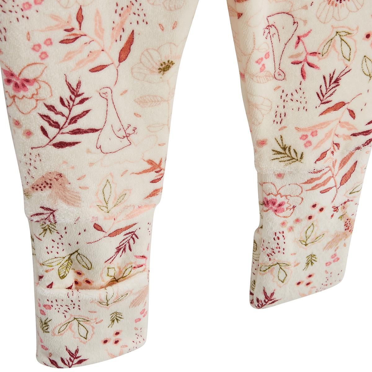 Petit Béguin Lot de 2 pyjamas enfant 2 pièces en velours avec pieds retroussables Manouk