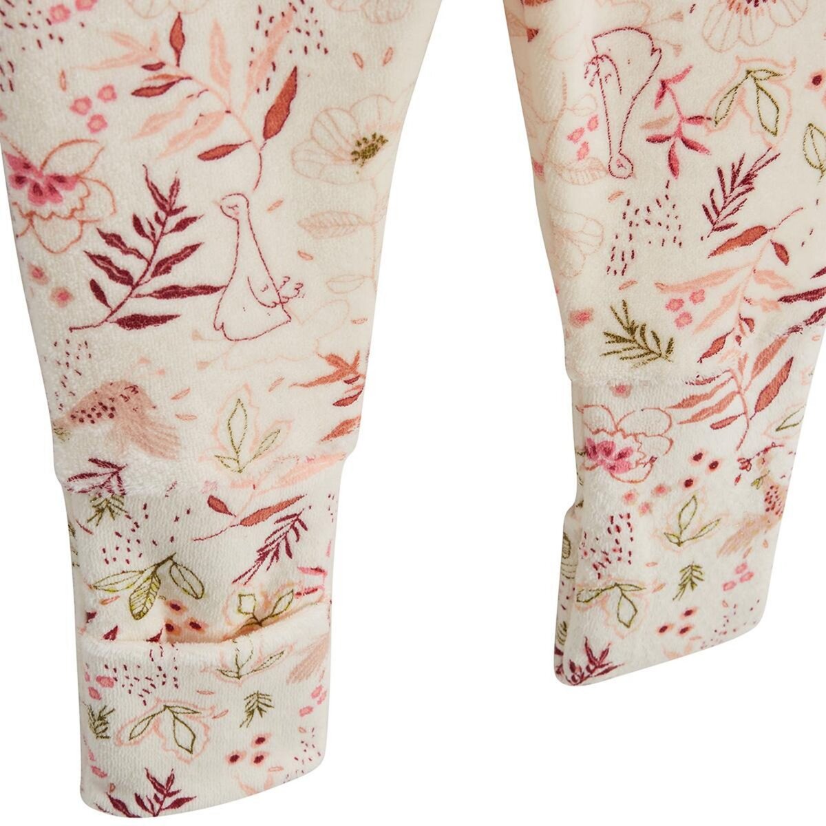 Petit Béguin Lot de 2 pyjamas enfant 2 pièces en velours avec pieds retroussables Manouk