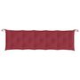 Voir la diapositive 4 : VIDAXL Coussin de banc de jardin rouge bordeaux 180x50x7 cm