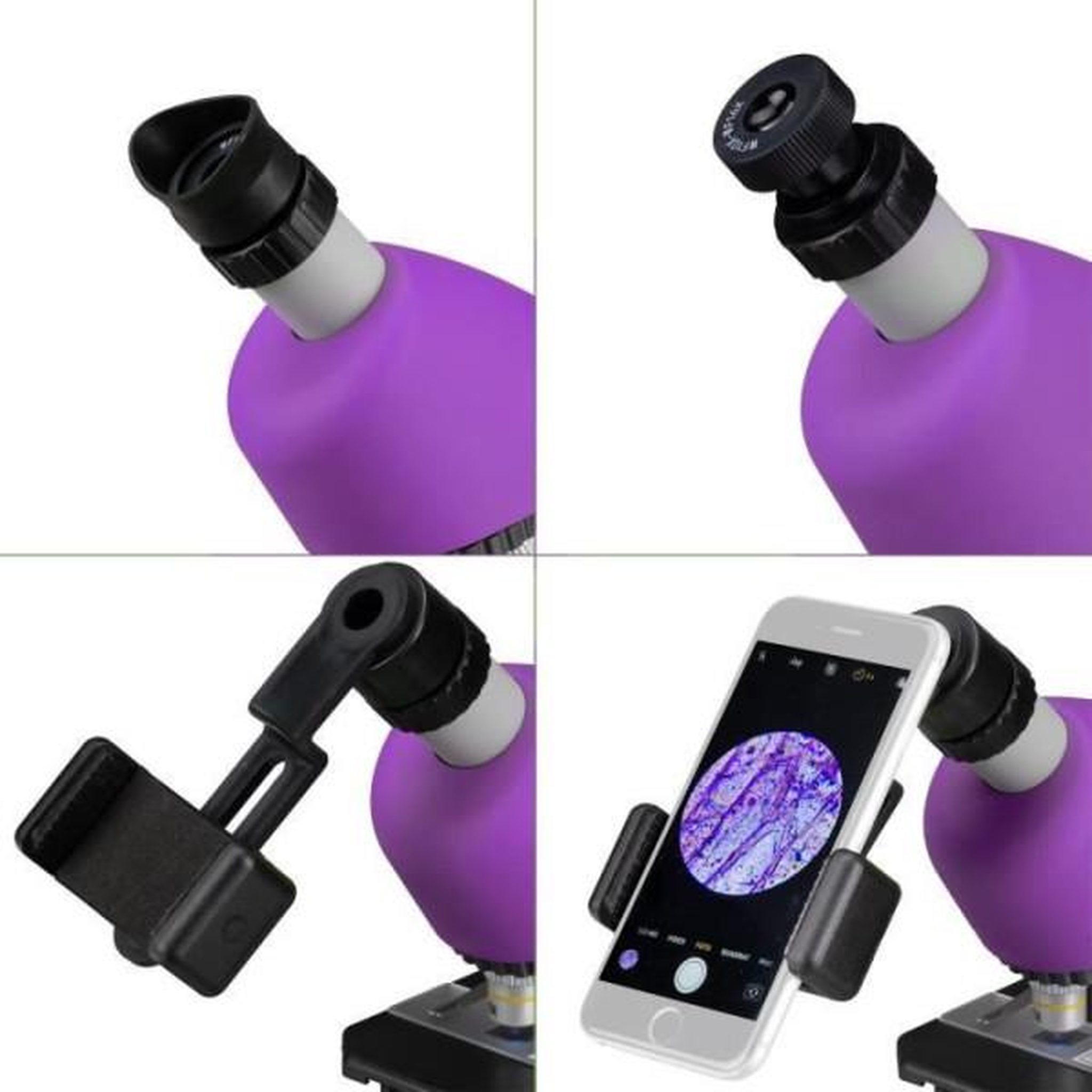 Voir la diapositive 4 : Bresser Microscope  Junior 40640x violet