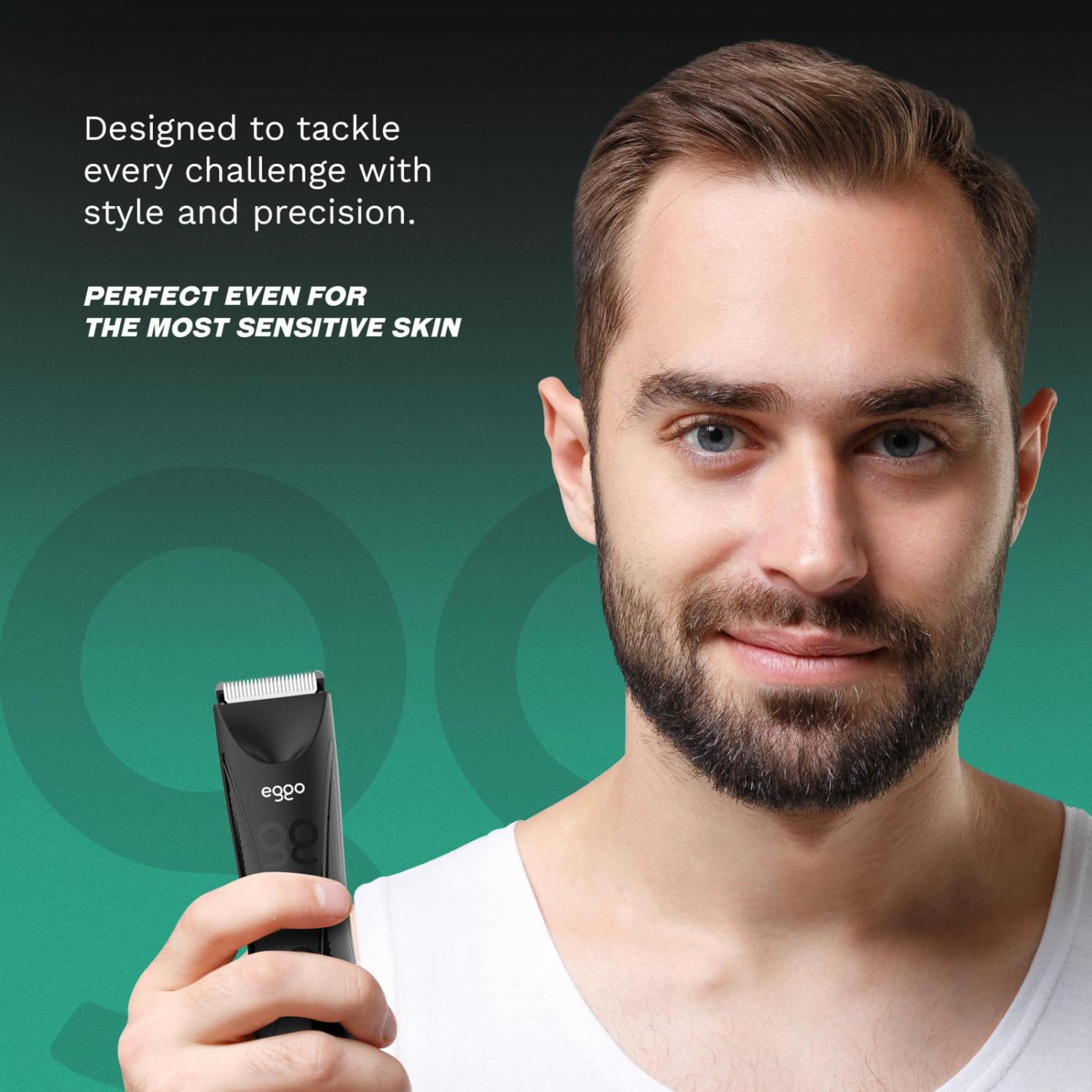 Voir la diapositive 3 : Gama Ga.Ma Italy Professional Épilateur Eggo GM6026 Tondeuse Corps, Lame en Céramique 35mm, Avec/Sans Fil, 4 Peignes Guides, Recharge USB, pour Homme et Femme