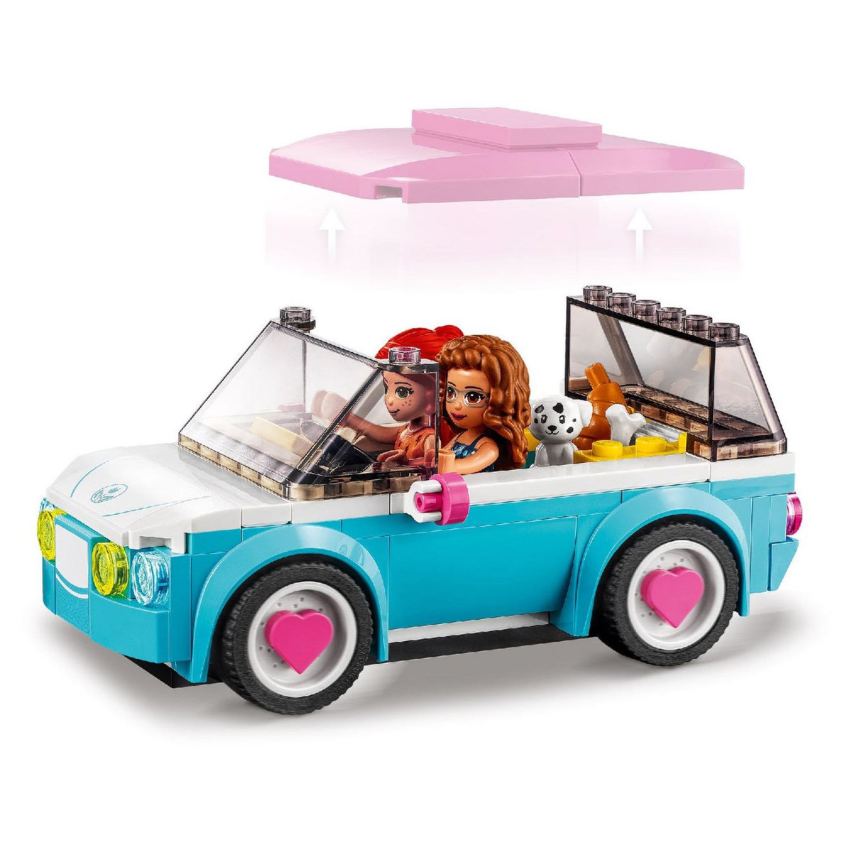 LEGO Friends 41443 La Voiture Electrique d&rsquo;Olivia, Jeu pour Enfant de 6 ans et plus