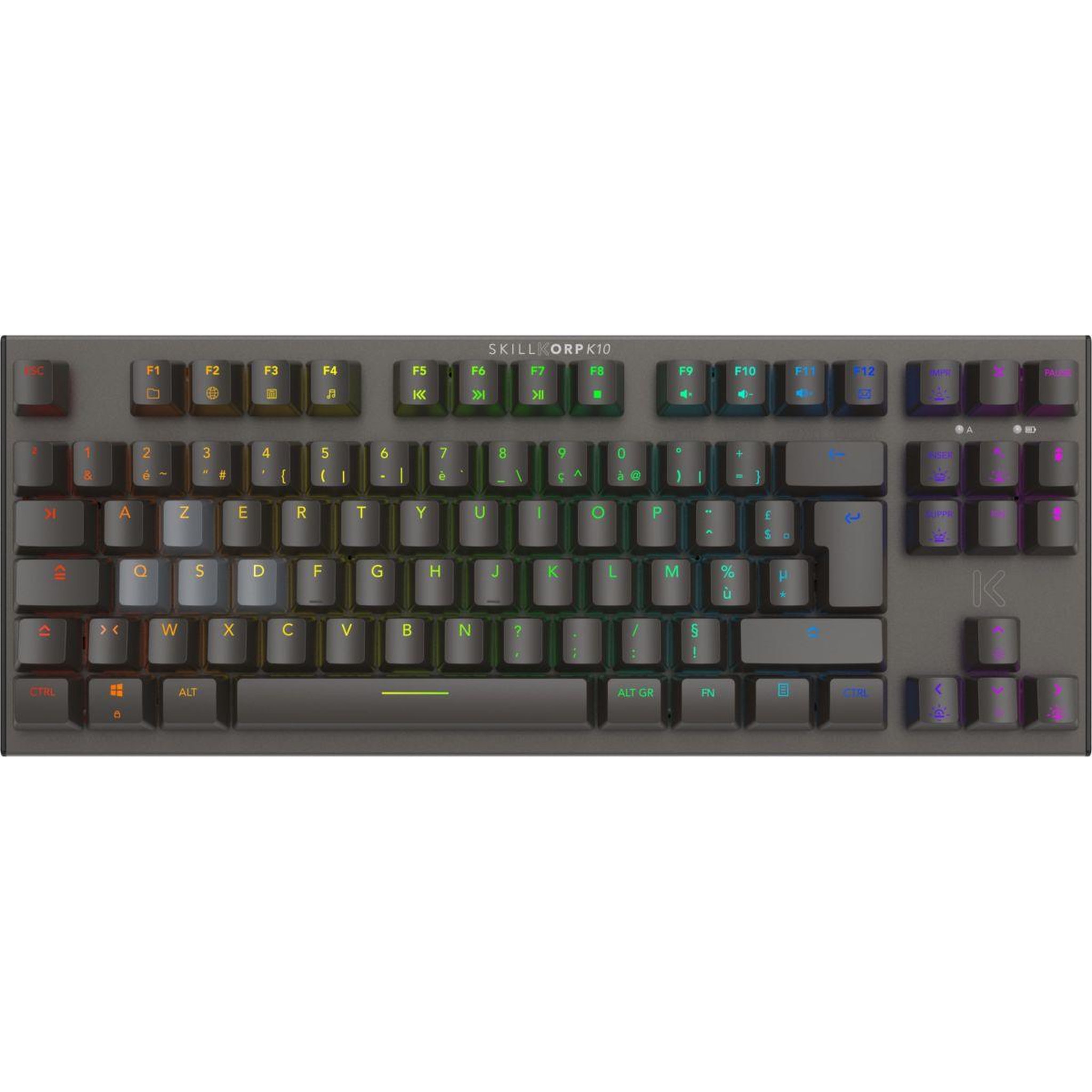 SKILLKORP Clavier gamer sans fil k10 tkl