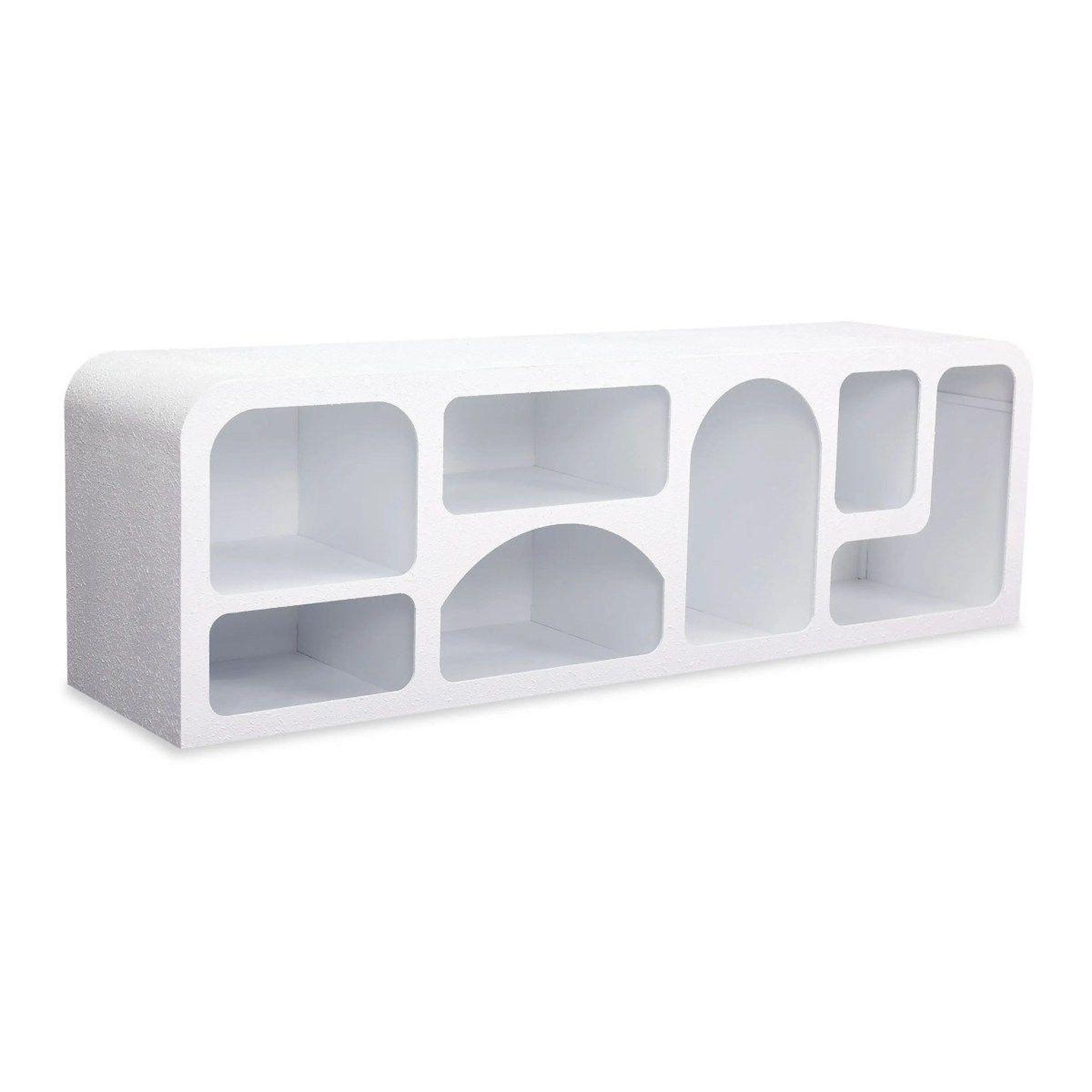 Paris Prix Meuble tv design  troglodyte  160cm blanc