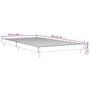 Voir la diapositive 6 : VIDAXL Cadre de lit sans matelas chene sonoma 90x190 cm