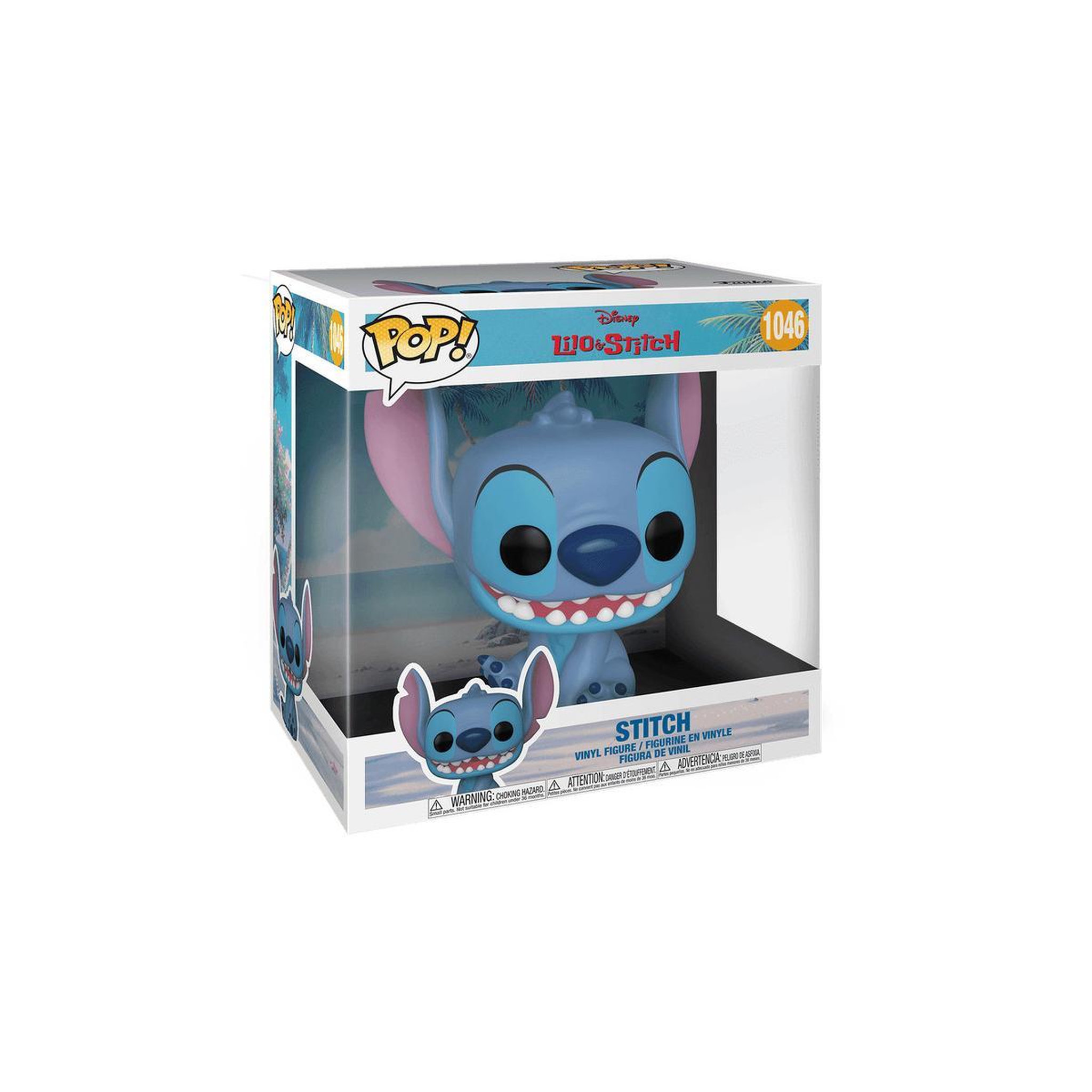Voir la diapositive 3 : Funko Figurine Funko Pop Jumbo Lilo and Stitch Stitch