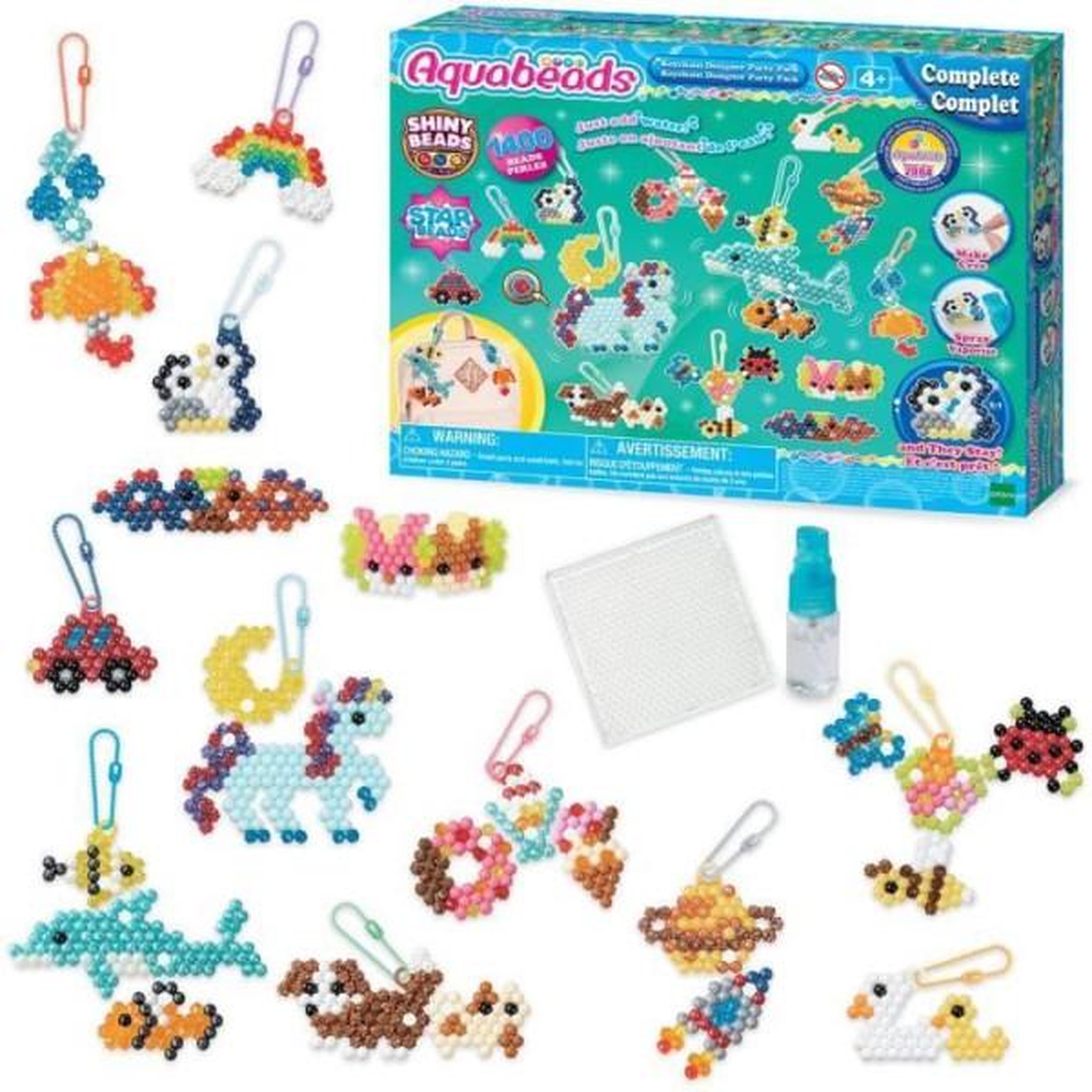 Aquabeads Coffret création - aquabeads 35025 - mes porte-clés et suspensions