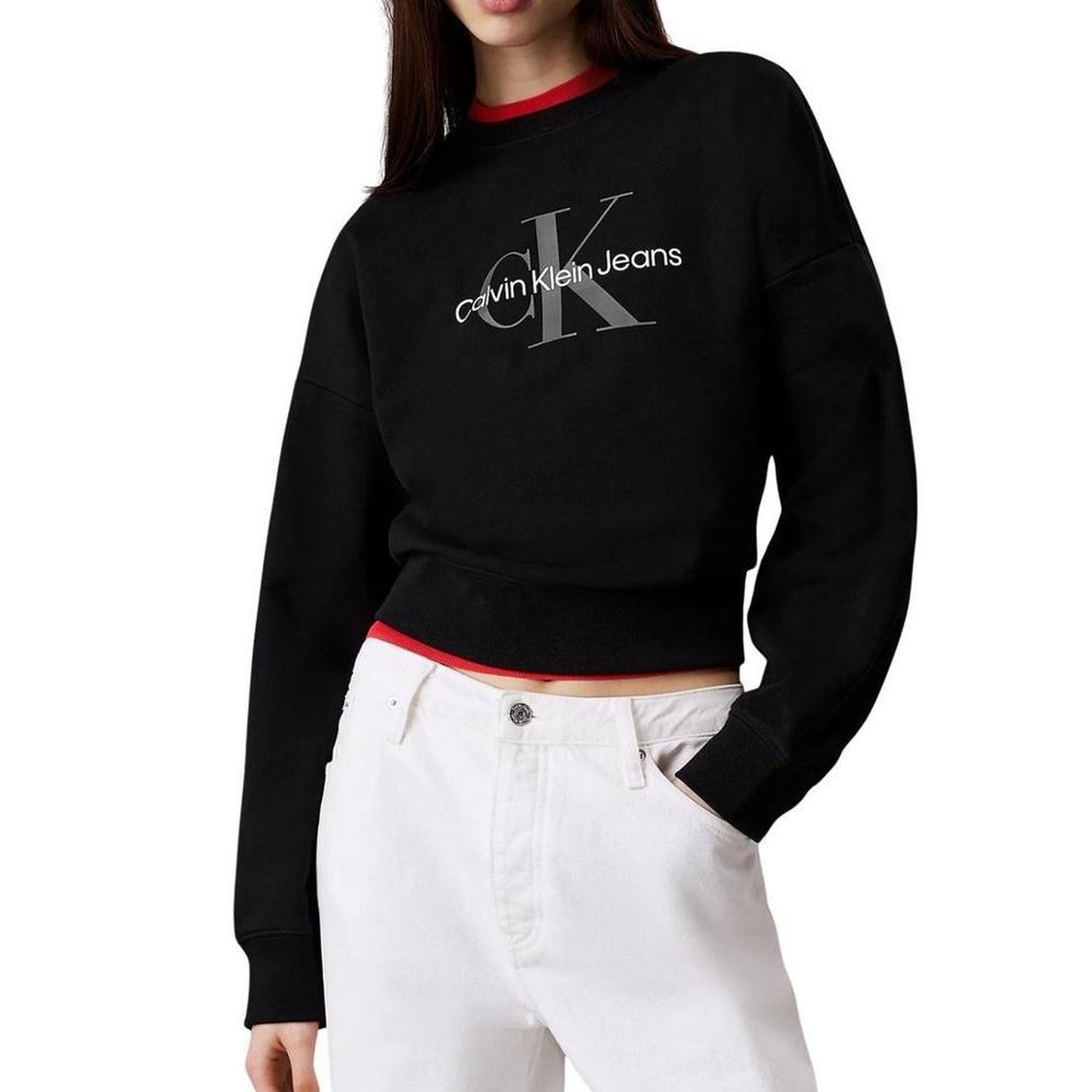 CALVIN KLEIN JEANS Sweat Noir Femme Calvin Klein Jeans LV047B234G. Coloris disponibles : Noir