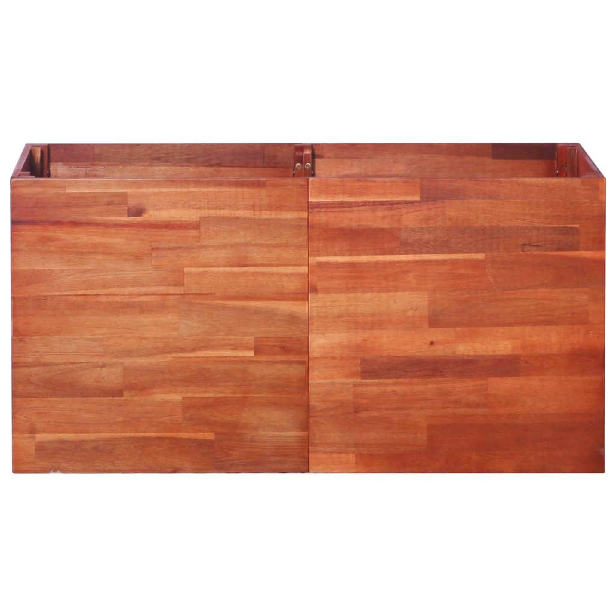 Voir la diapositive 3 : VIDAXL Lit sureleve de jardin Bois d'acacia 100x50x50 cm