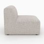 Voir la diapositive 4 : Rendez vous déco Chauffeuse pour canapé modulable en tissu beige-Hestia