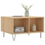 Voir la diapositive 3 : VIDAXL Table basse Chene sonoma 60x50x36,5 cm Bois d'ingenierie