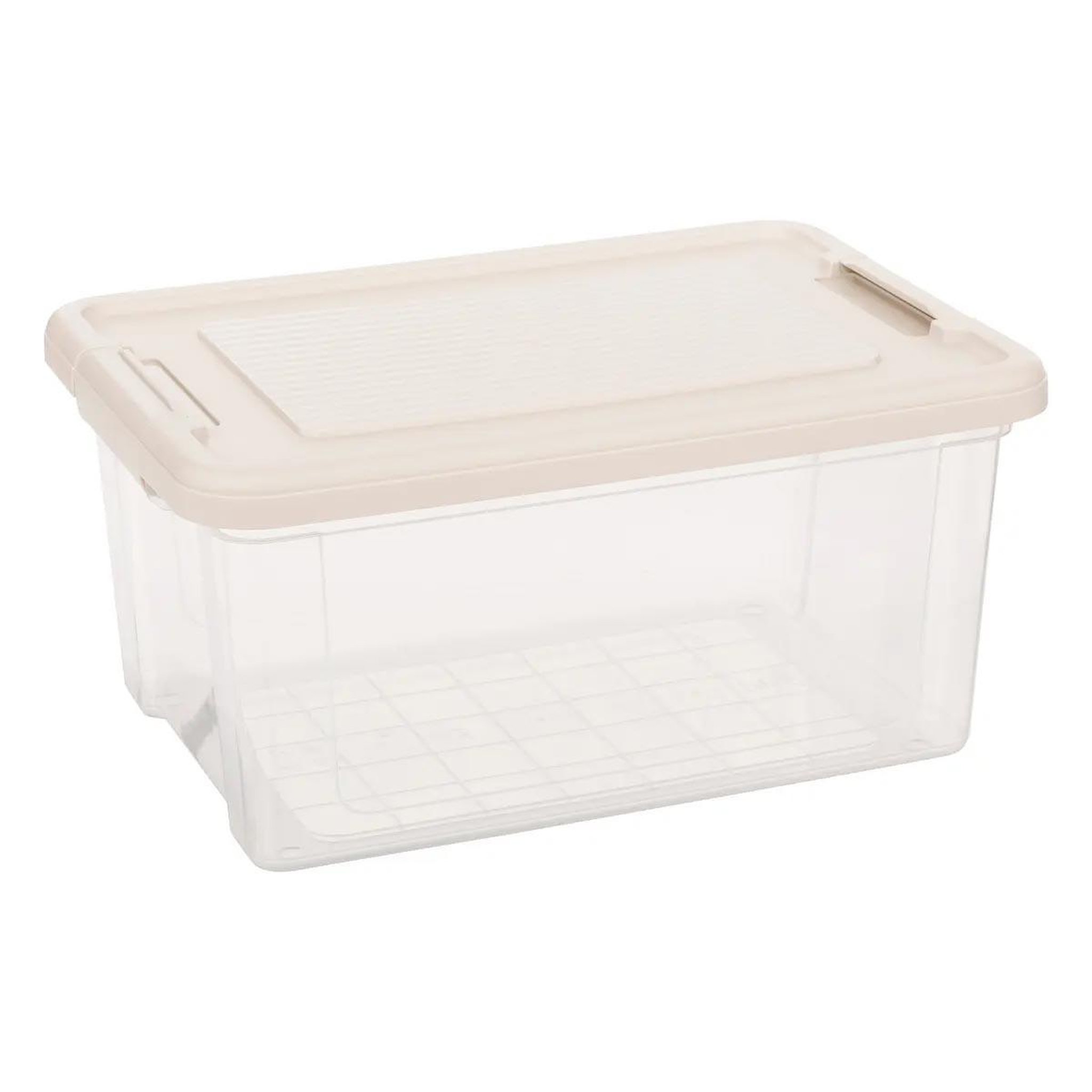 Voir la diapositive 2 : FIVE Lot de 3 boîtes de rangement  tide'n  16l transparent