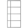 Voir la diapositive 3 : VIDAXL Porte coulissante Verre ESG depoli aluminium 102,5x205 cm Noir