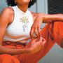 Voir la diapositive 2 : Graine créative Kit de broderie sur vêtement nature