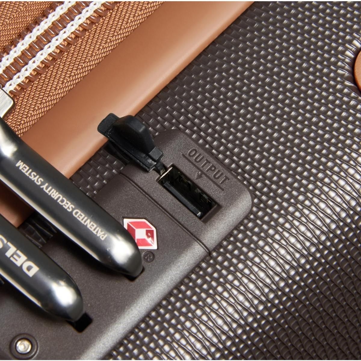 Delsey Valise cabine rigide Chatelet Air 2.0 TSA polycarbonate 55cm