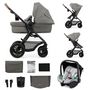 Voir la diapositive 1 : KINDERKRAFT Poussette Trio MOOV 2 AIR