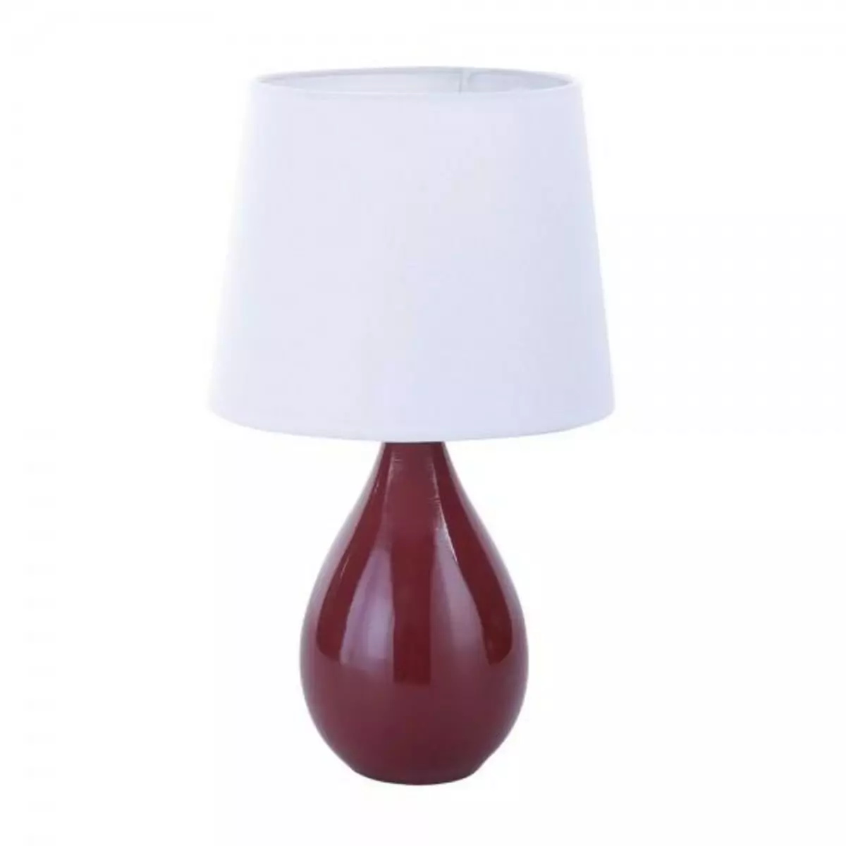  Lampe de bureau Versa Camy Rouge Céramique (20 x 35 x 20 cm)