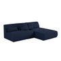 Voir la diapositive 3 : LISA DESIGN Onyx - canapé modulable d'angle réversible 4 places - en tissu mailles 3d