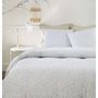 Voir la diapositive 3 : BATON ROUGE Parure housse de couette 100% gaze de coton imprimé murmure