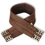 Voir la diapositive 5 : VIDAXL Set de selle equitation 16  en cuir veritable 14 cm 5 en 1 brun