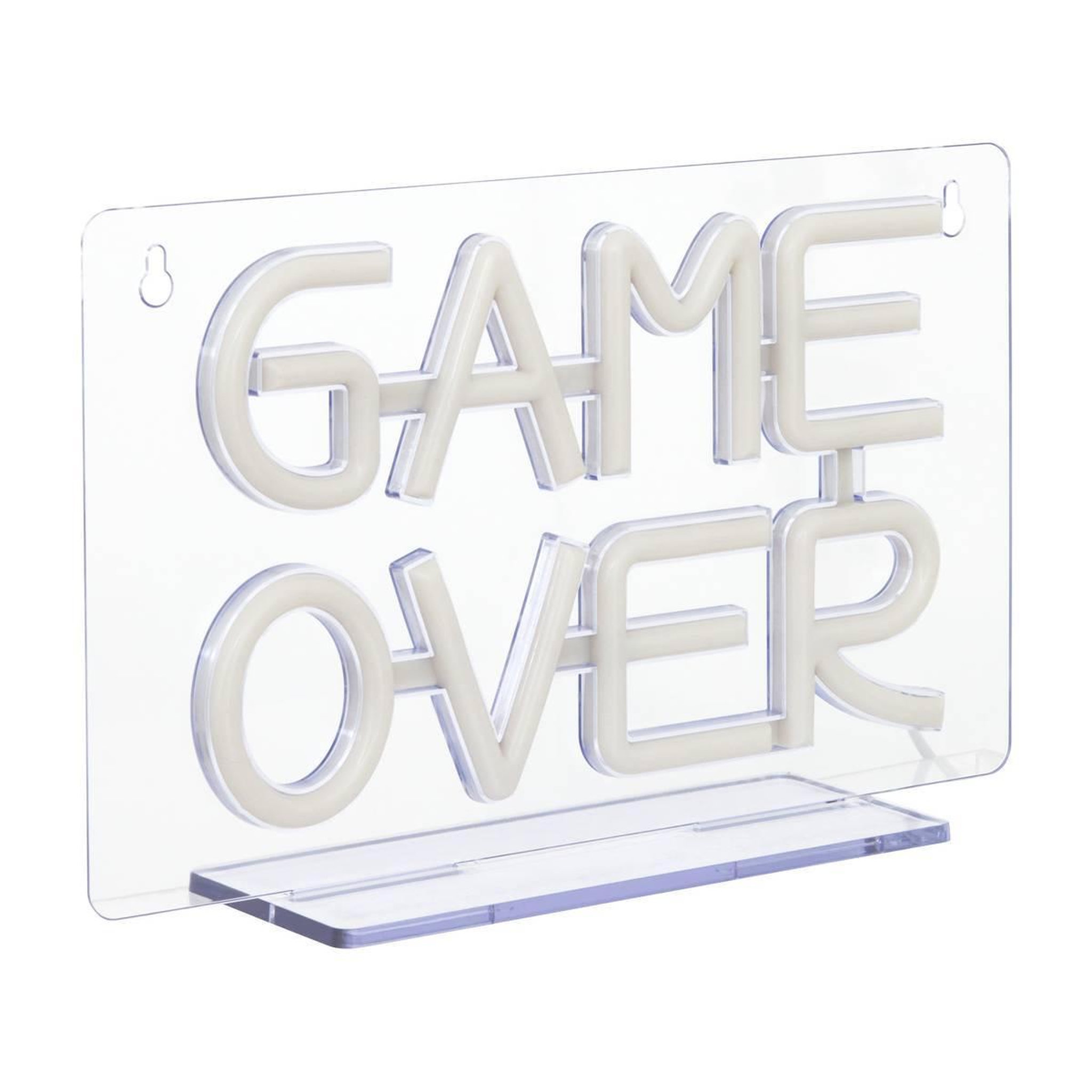 Voir la diapositive 2 : ATMOSPHERA Néon LED Déco  Game Over  30cm Multicolore