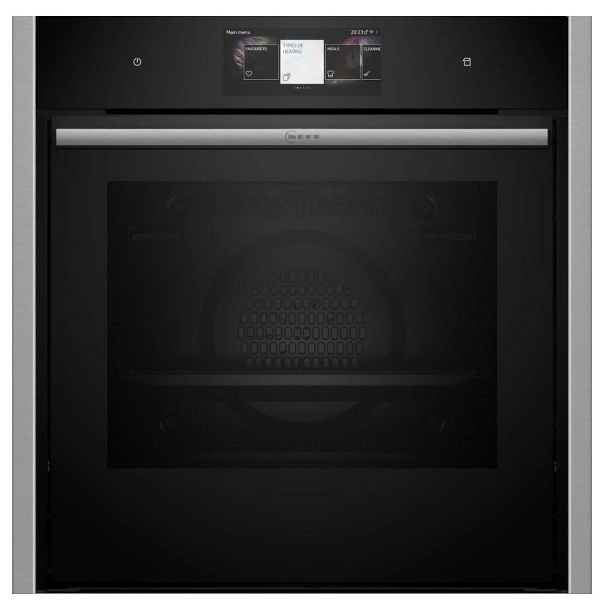 Neff Four intégrable combi vapeur 71l 60cm a+ pyrolyse noir - b64vt73n0