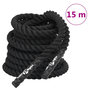 Voir la diapositive 1 : VIDAXL Corde de combat noir 15 m 11 kg polyester