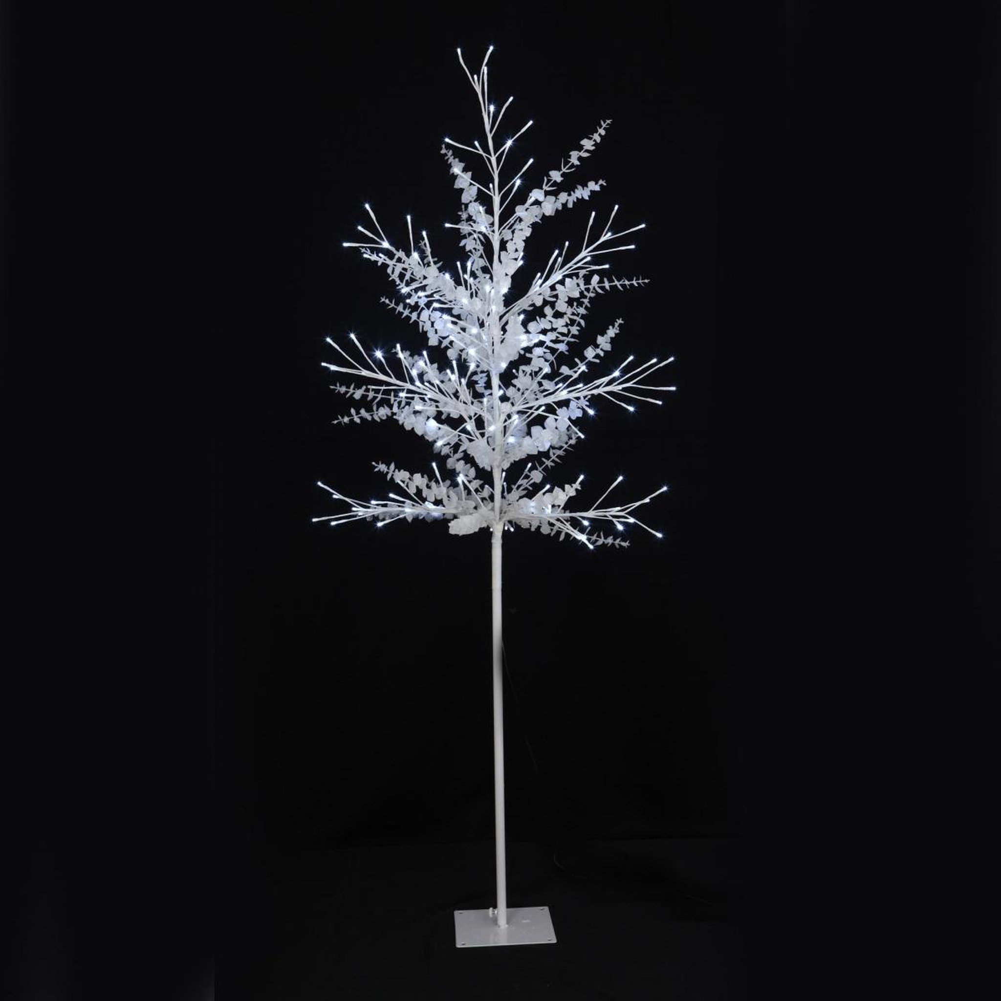 Voir la diapositive 2 : Eden Arbre lumineux scintillant avec feuilles 180 cm