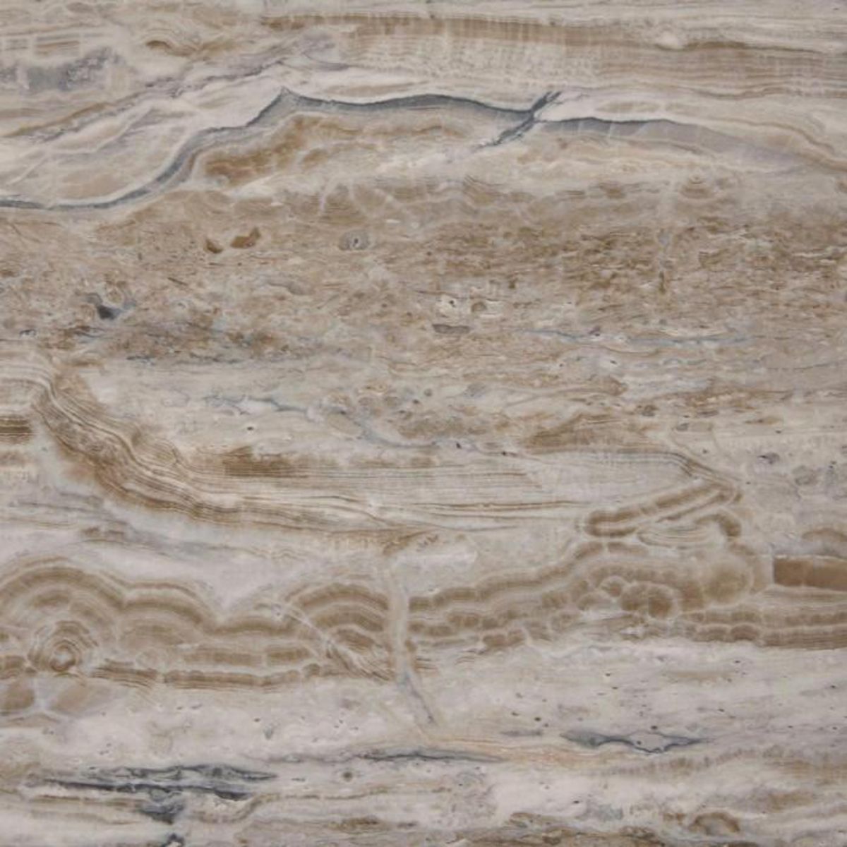 ATMOSPHERA Console design effet marbre TUSCO - Noir