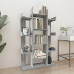 VIDAXL Bibliotheque Sonoma gris 86x25,5x140 cm Bois d'ingenierie