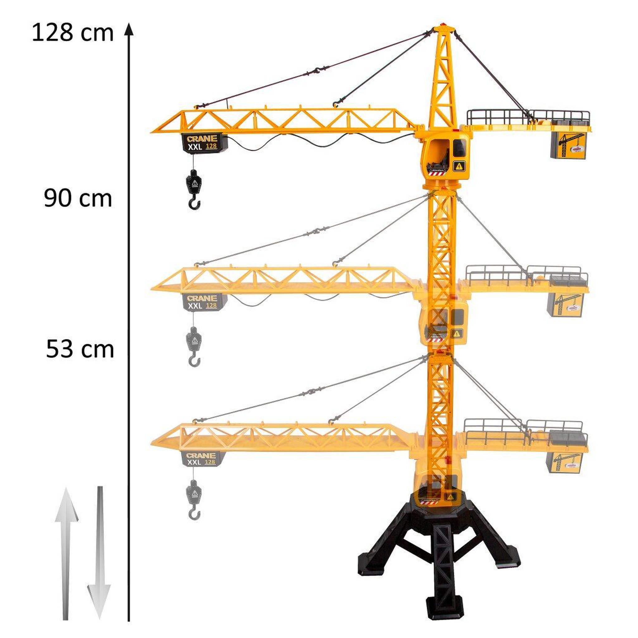 Voir la diapositive 2 : Jamara Grue à tour XXL télécommandée 128 cm