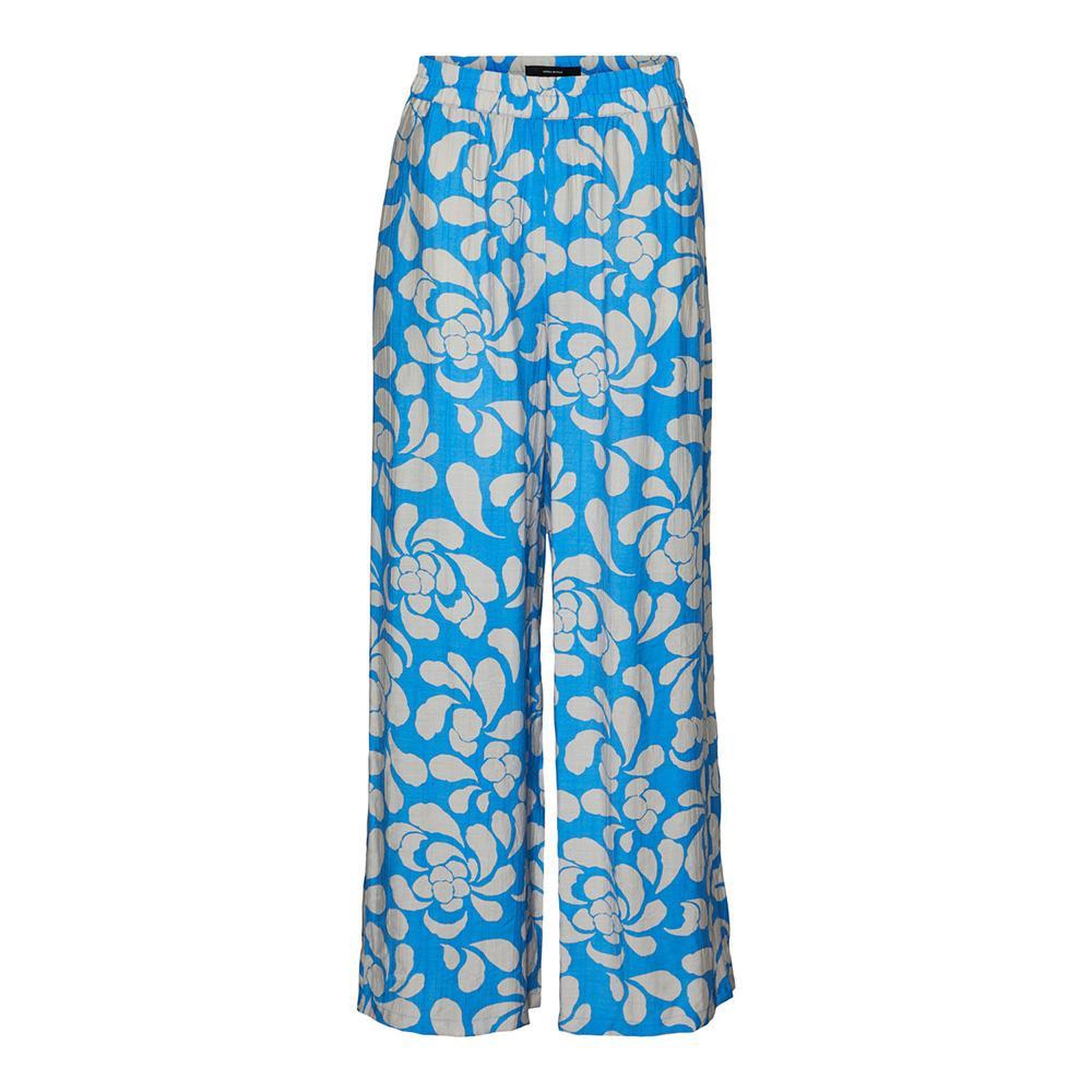 Vero Moda Pantalon fluide Bleu/Gris Femme Vero Moda Maja. Coloris disponibles : Bleu