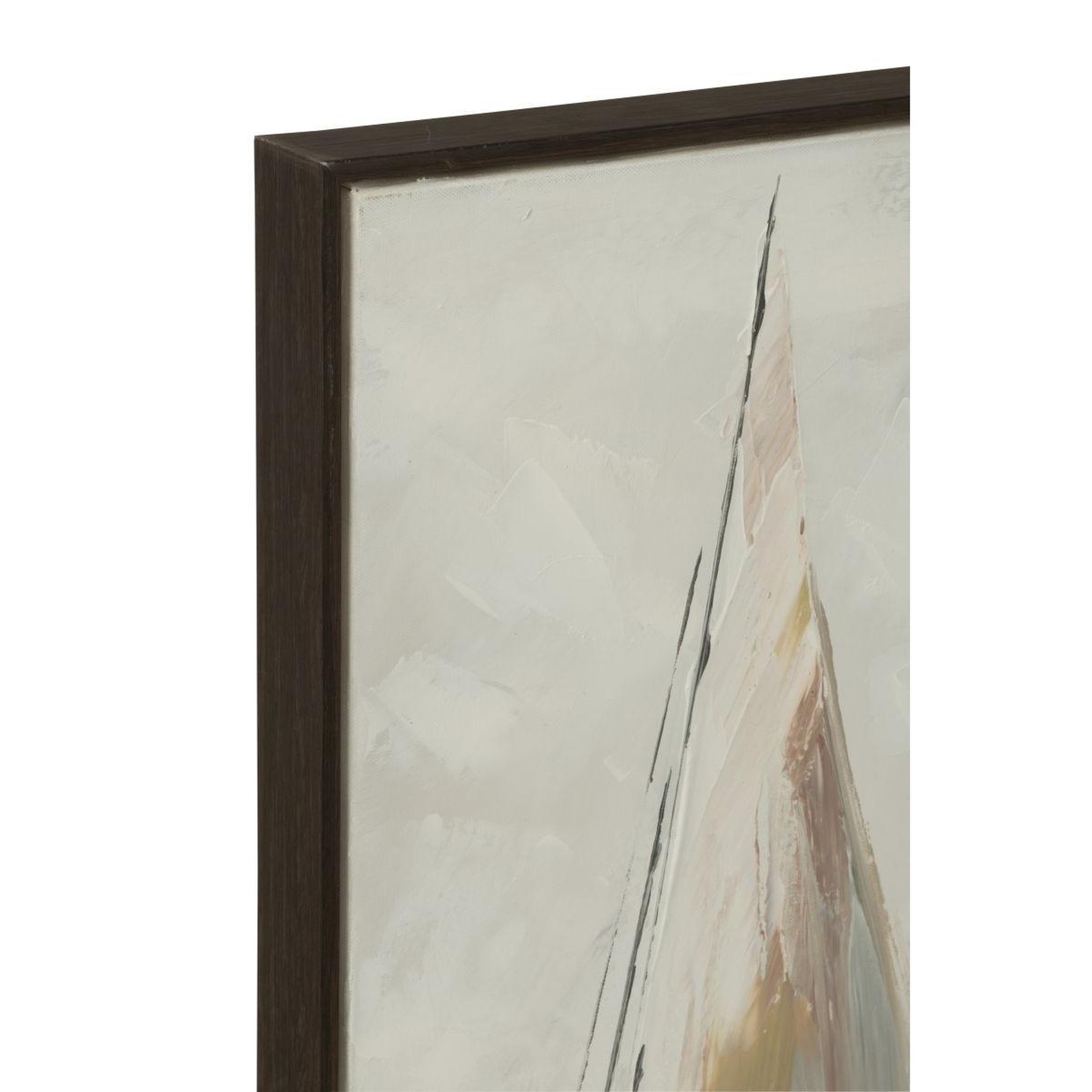 Voir la diapositive 2 : J-LINE Lot de 3 tableaux peinture  hog  72x72cm multicolore