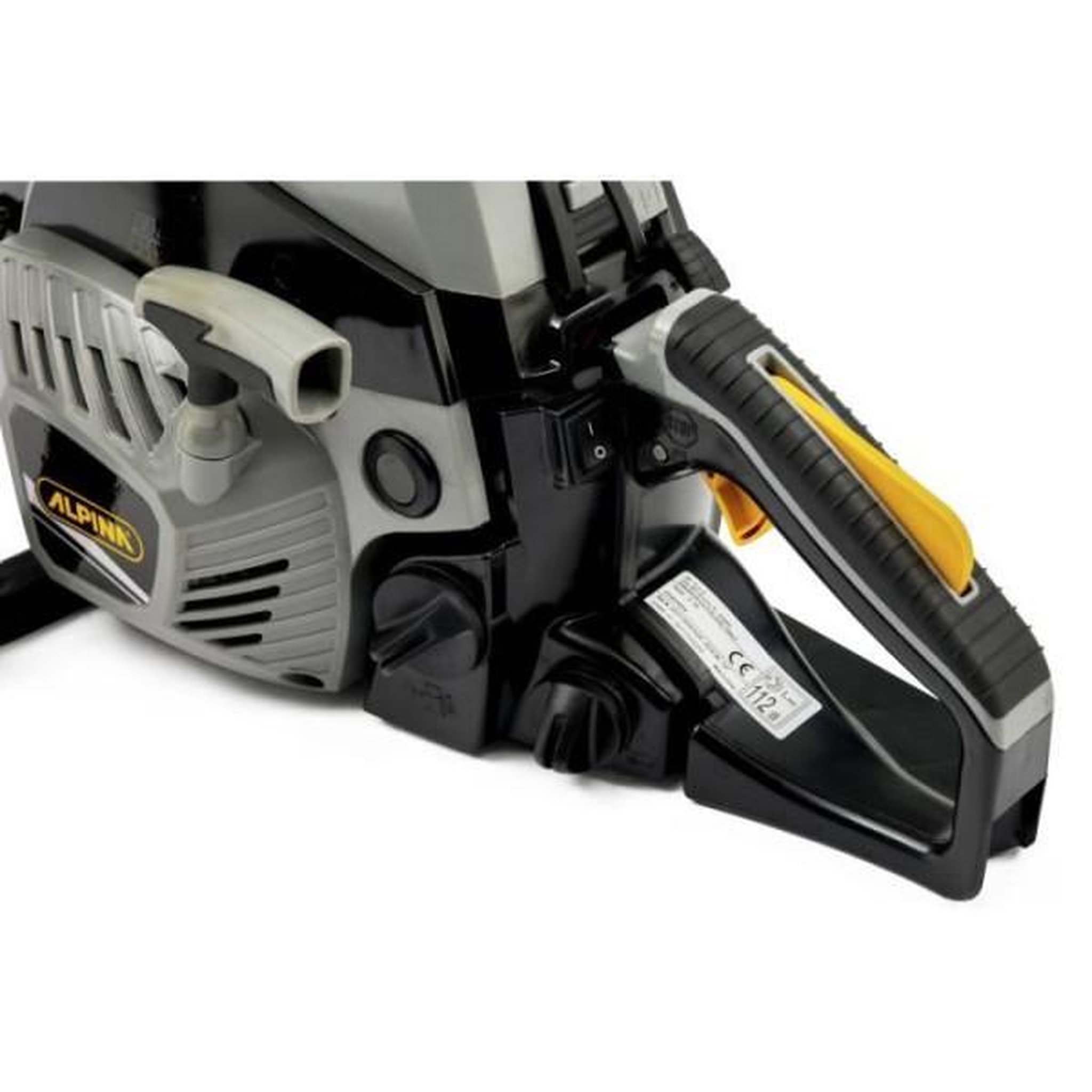 Voir la diapositive 4 : Alpina Tronçonneuse thermique - ALPINA - ACS 39 - 1200 W - 14 - Noir