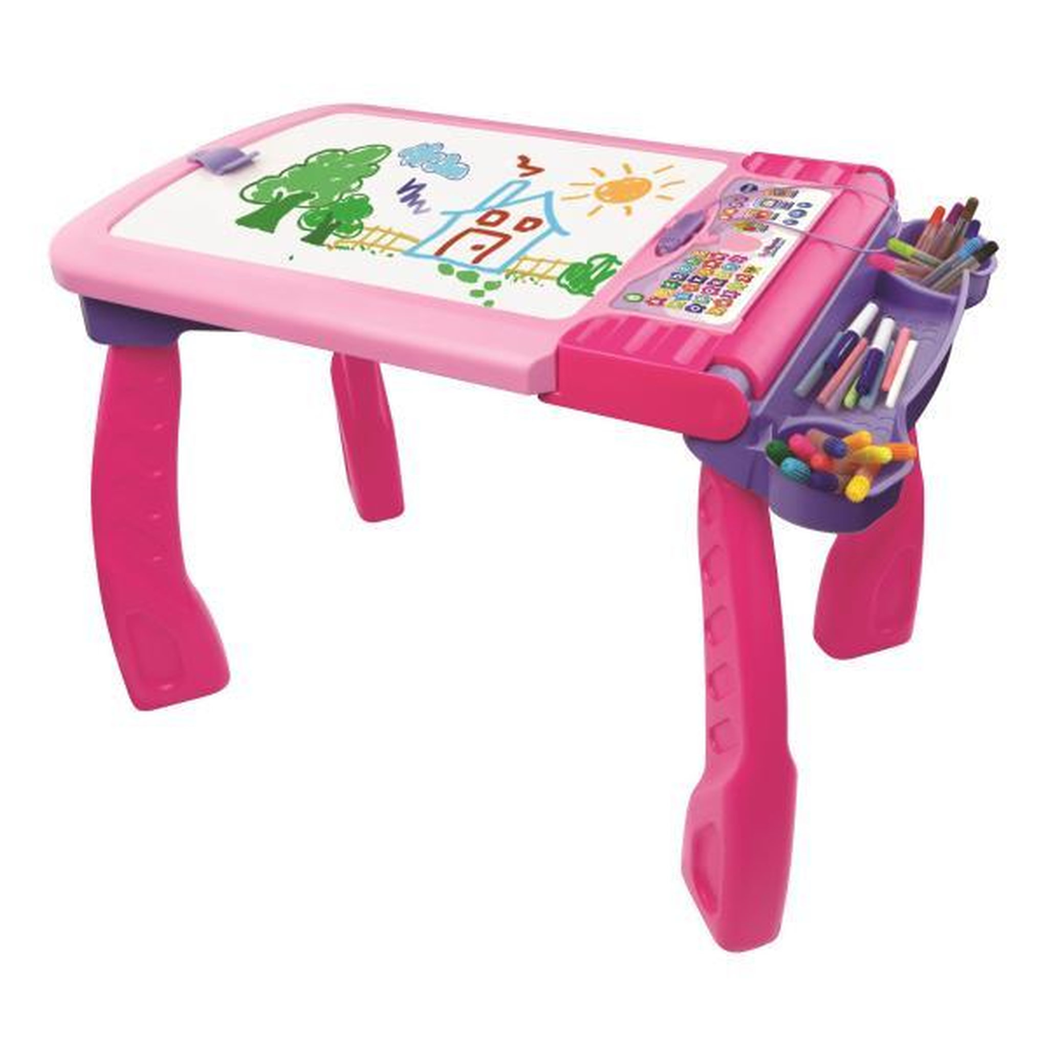 Voir la diapositive 3 : VTECH Chevalet Interactif 3 en 1 VTECH - Rose - Pour Fille - A partir de 3 ans