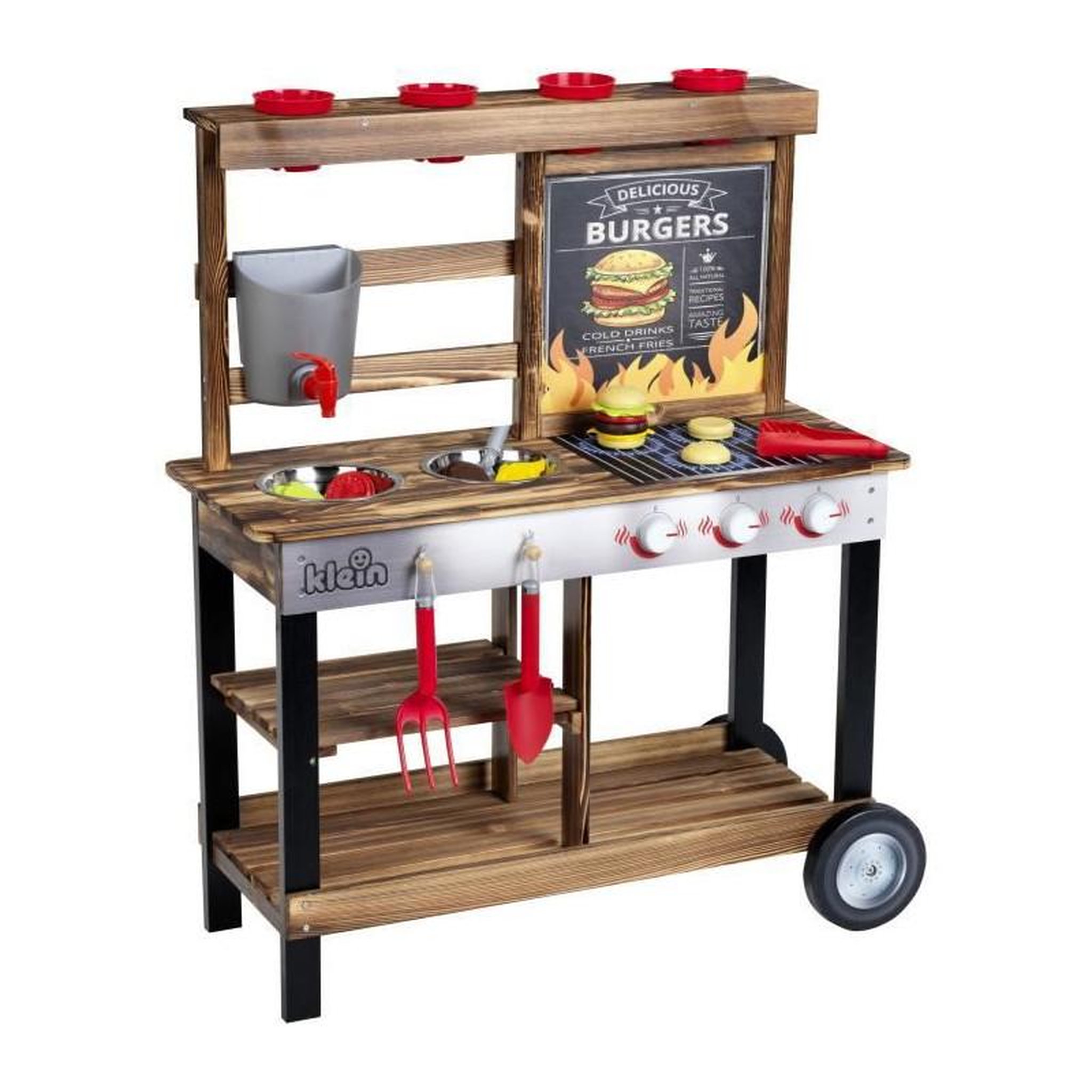 Voir la diapositive 4 : Klein Cuisine d'été en bois Beach Picnic avec 23 accessoires - KLEIN - 2368