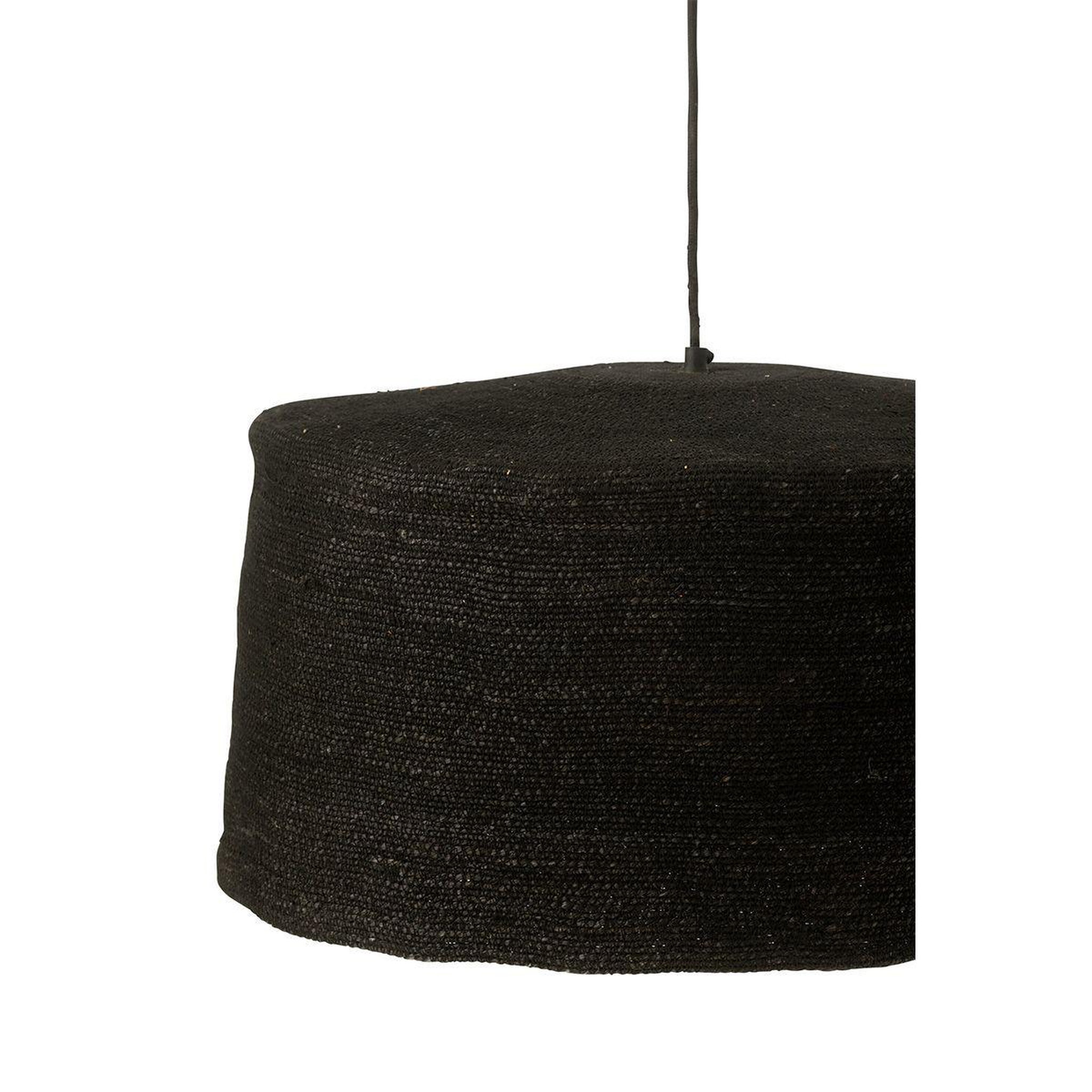 Voir la diapositive 3 : J-LINE Lot de 3 Lampes Suspension  Moonj  50cm Noir