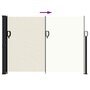 Voir la diapositive 5 : VIDAXL Auvent lateral retractable creme 140x500 cm